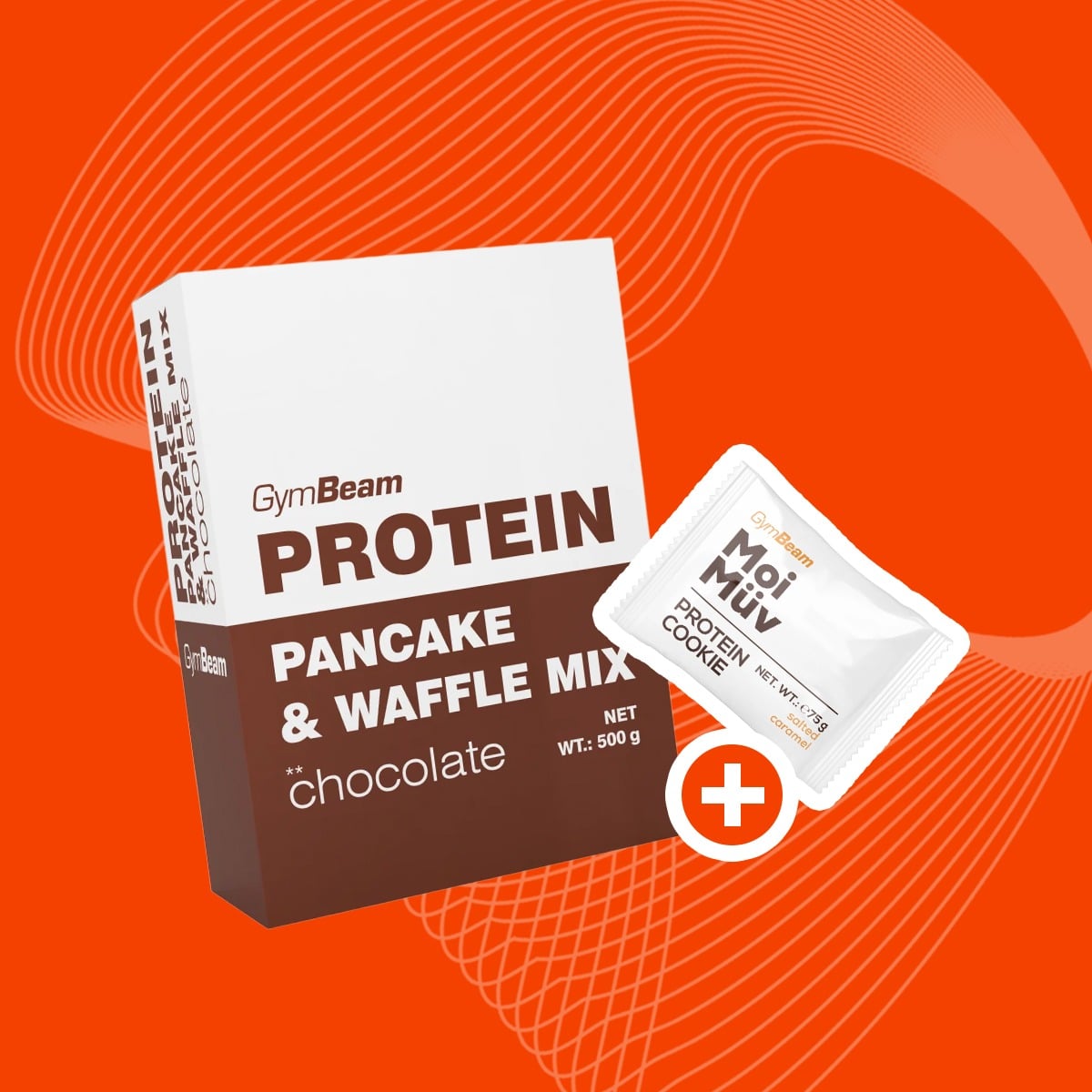 Smesa za proteinske palačinke i vafle 500 g - GymBeam + poklon