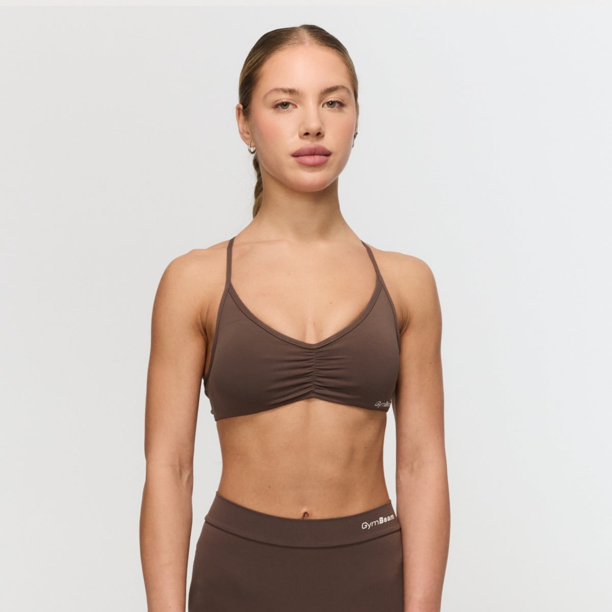 Fierce Sports Bra Cappuccino - GymBeam