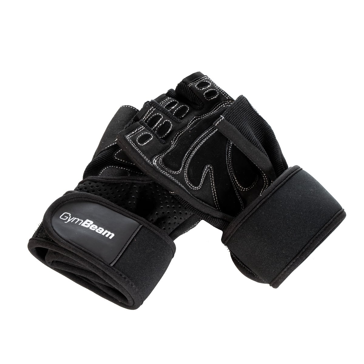 Fitnes rukavice Wrap Black – GymBeam