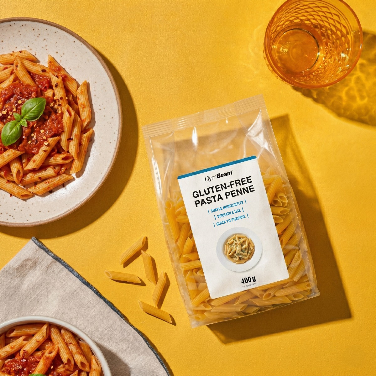 Bezglutenske testenine penne - GymBeam