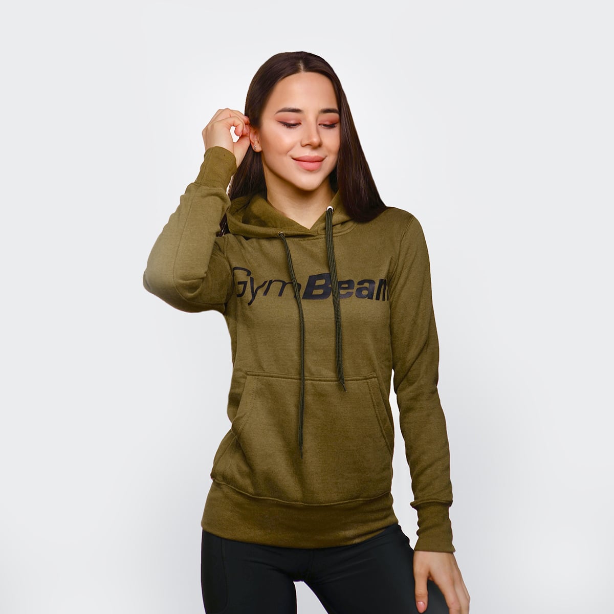 Ženski duks Athlete Military Green - GymBeam