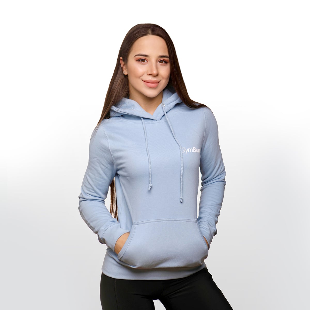 Ženski duks PRO Hoodie Blue - GymBeam