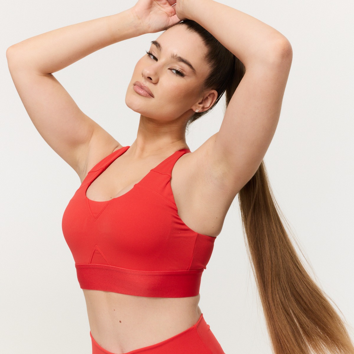 Sportski grudnjak Limitless Hot Red - GymBeam