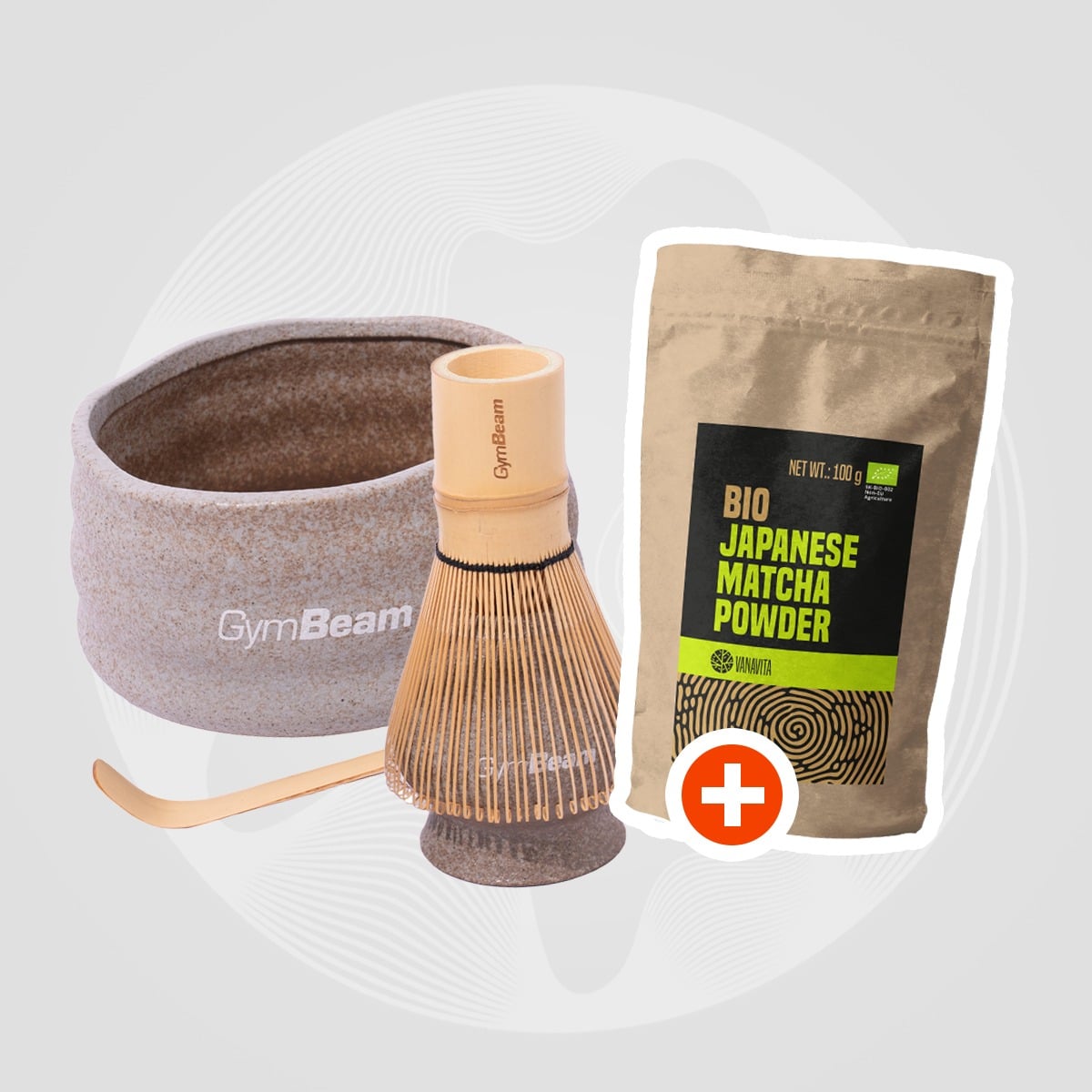 Set za matcha čaj - GymBeam + poklon