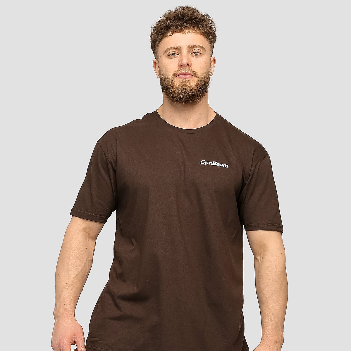 Muška majica Basic Chocolate Brown - GymBeam