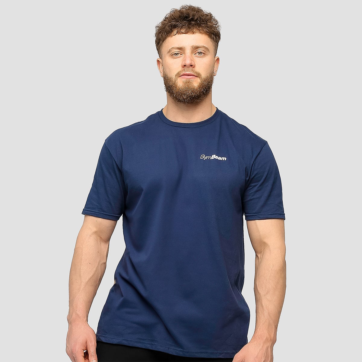 Muška majica Basic Navy Blue - GymBeam