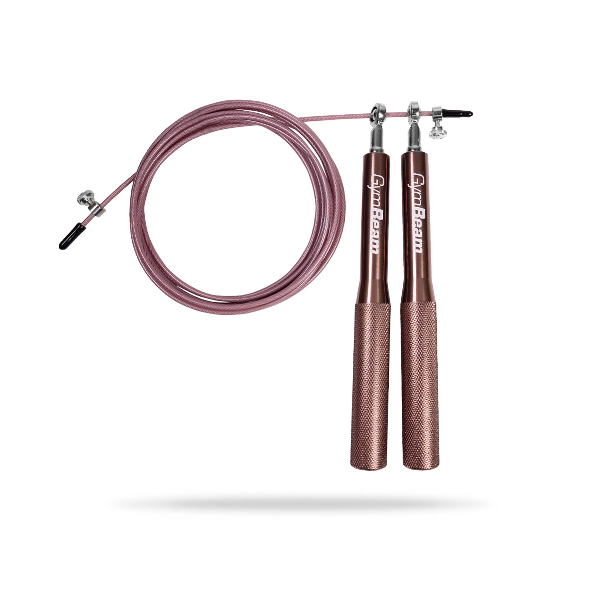 Vijača Metal Jumping Rope Rose Gold - GymBeam