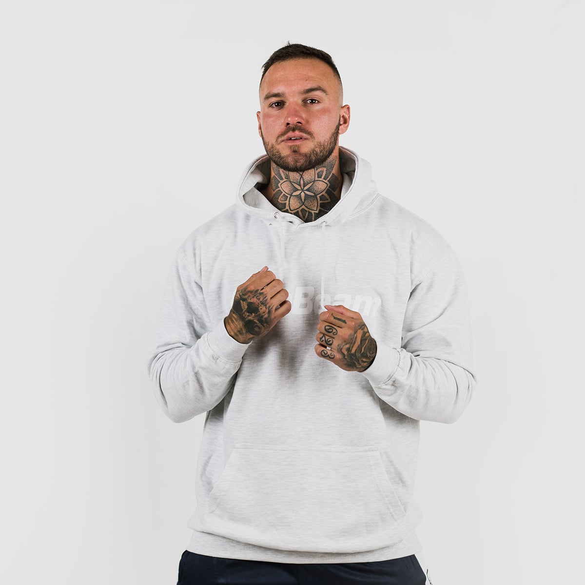 Duks PRO Hoodie Grey - GymBeam