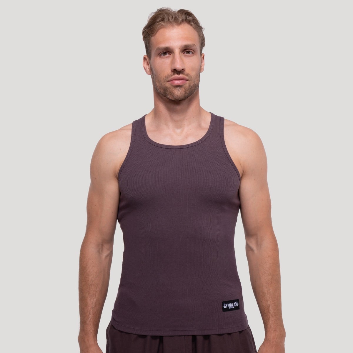 Trikoto Persistence Ribbed Brown - GymBeam