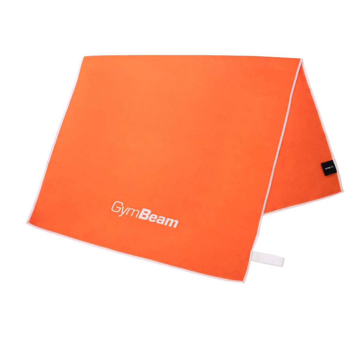 Brzosušeći sportski peškir Orange/White - GymBeam