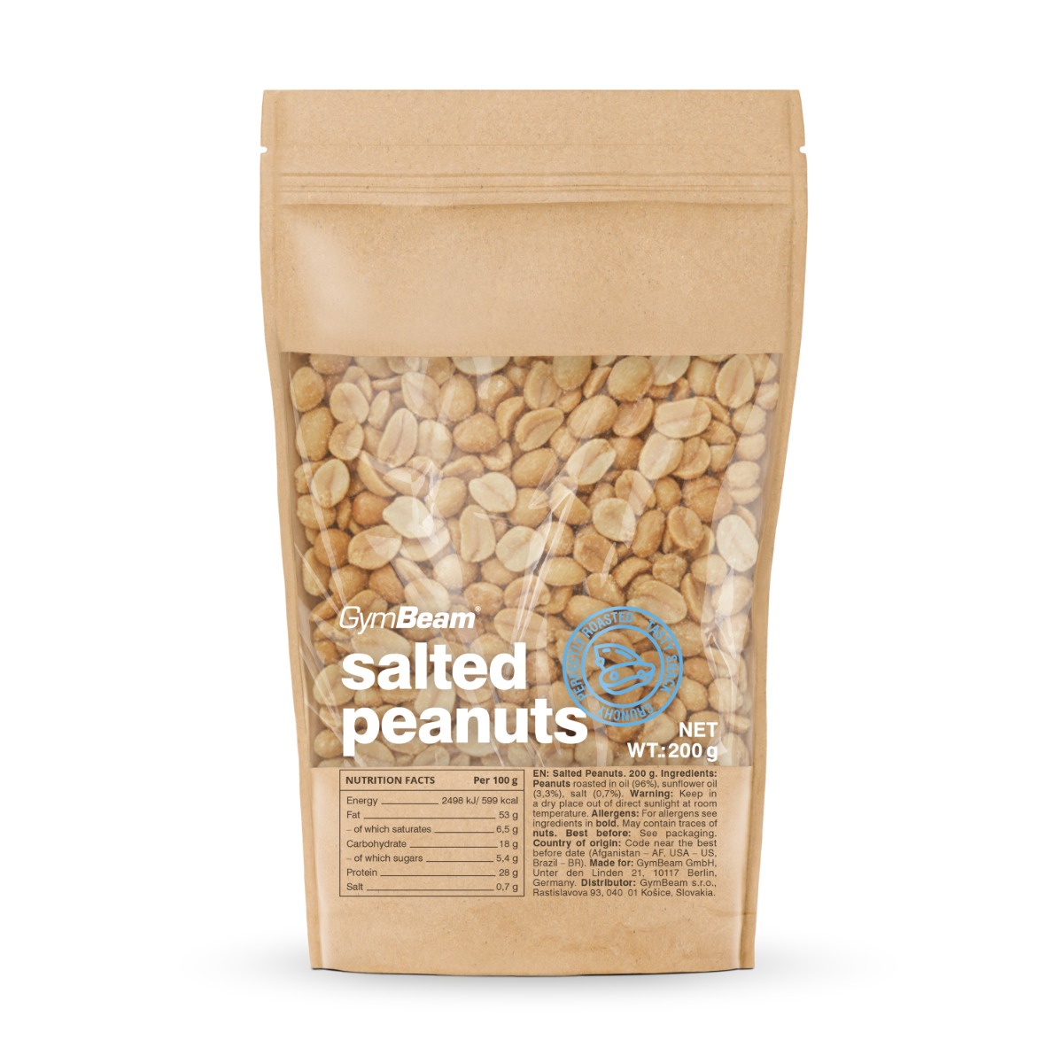 Pečeni slani kikiriki - GymBeam