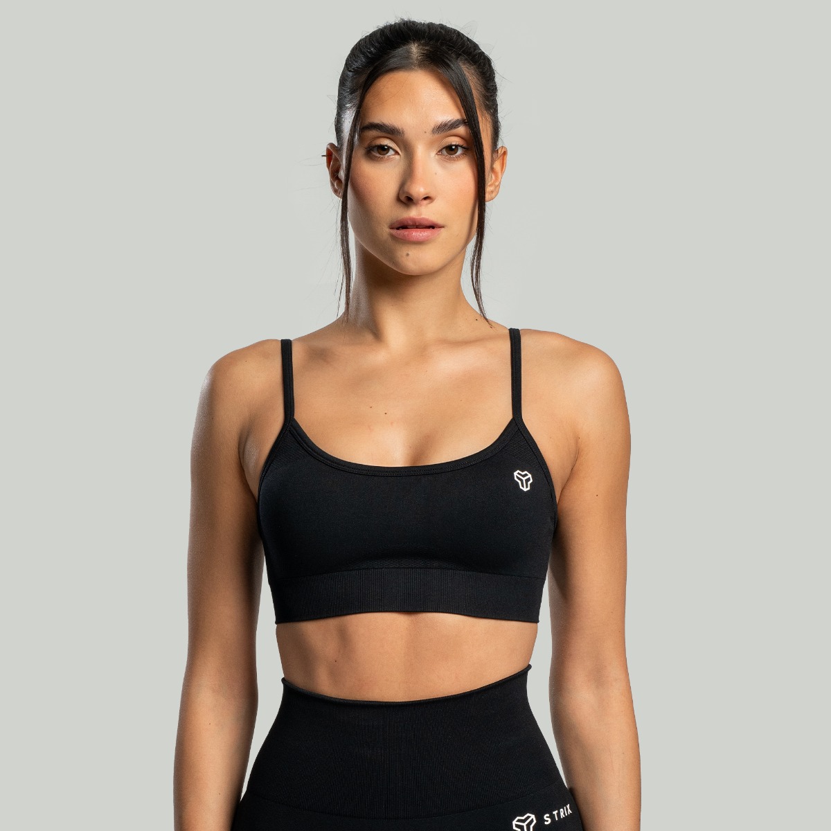 Sportski grudnjak Seamless String Black - STRIX