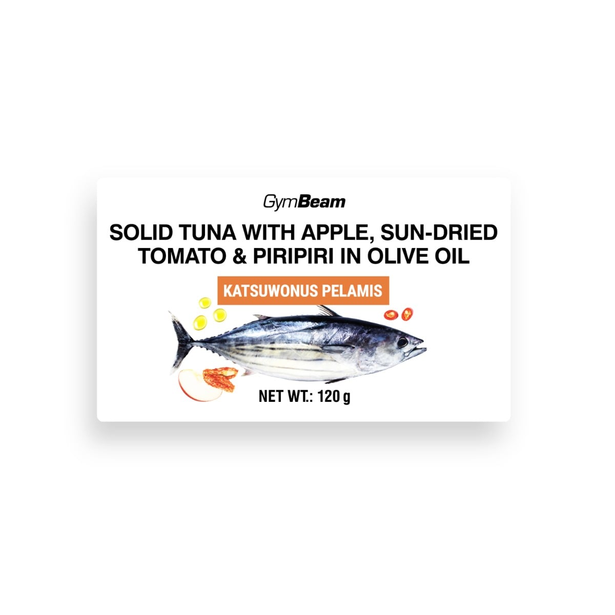 Tunjevina u maslinovom ulju sa jabukom, sušenim paradajzom i piripirijem - GymBeam