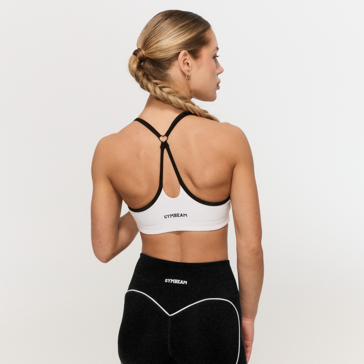 Sportski grudnjak Varsity White - GymBeam