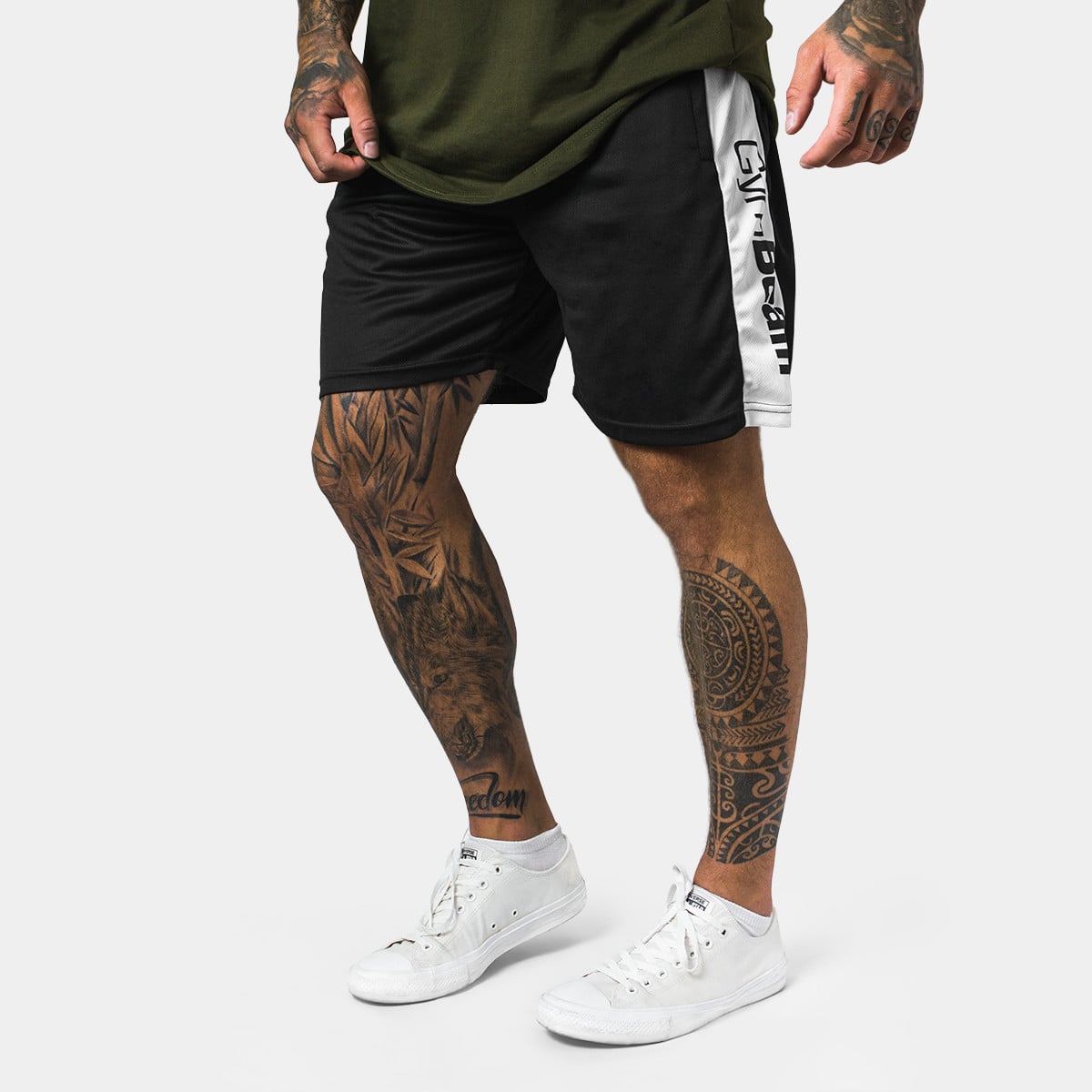 Šorts Vertical Black - GymBeam