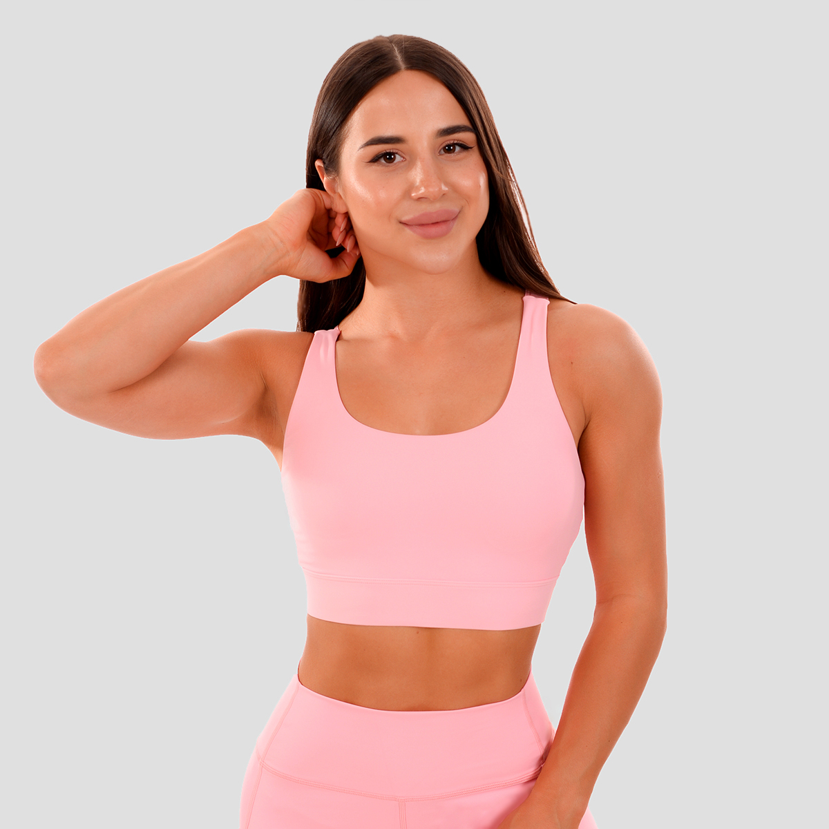 Sportski grudnjak Cut-Out Pink - GymBeam