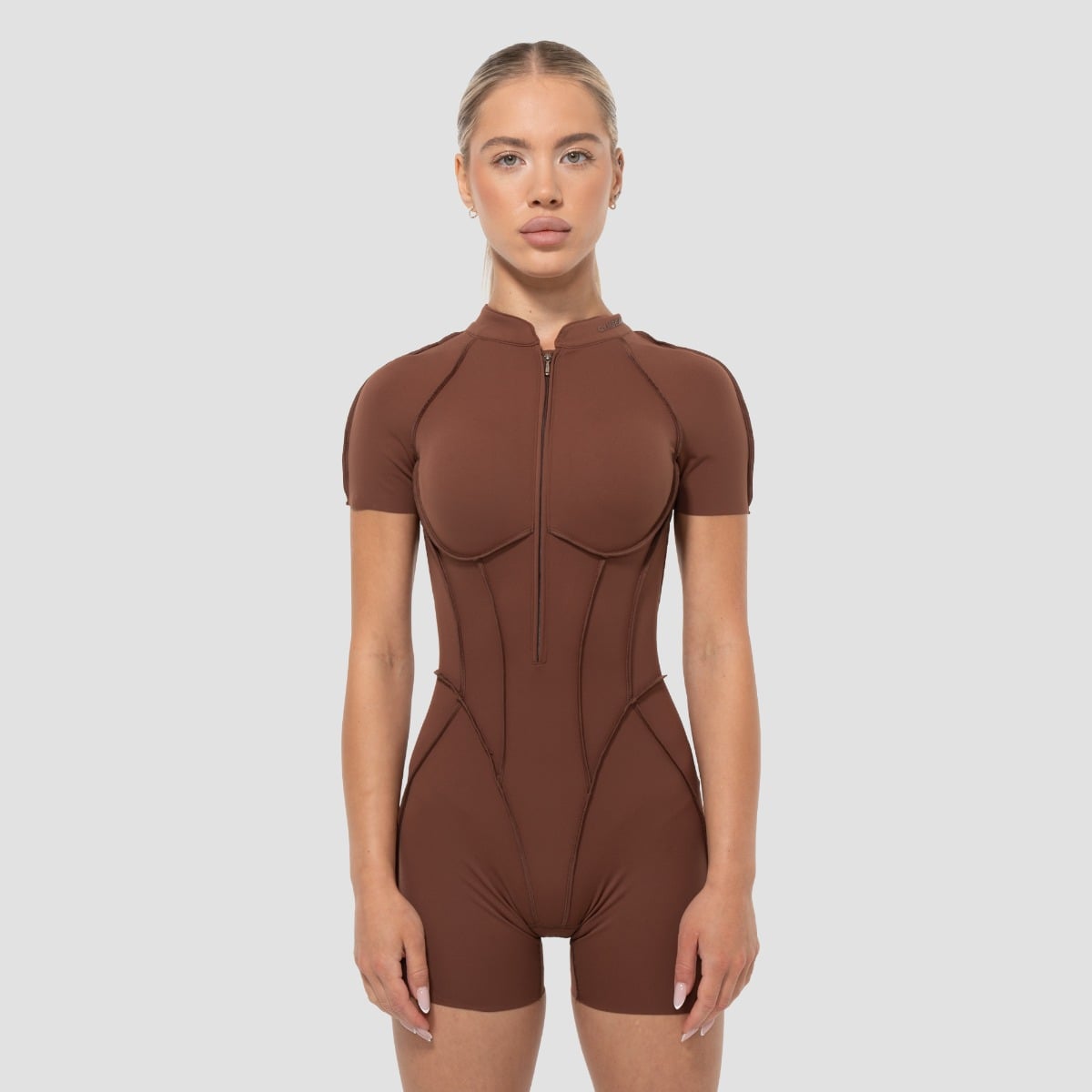 Women‘s Cosmo Jumpsuit Brown - GymBeam