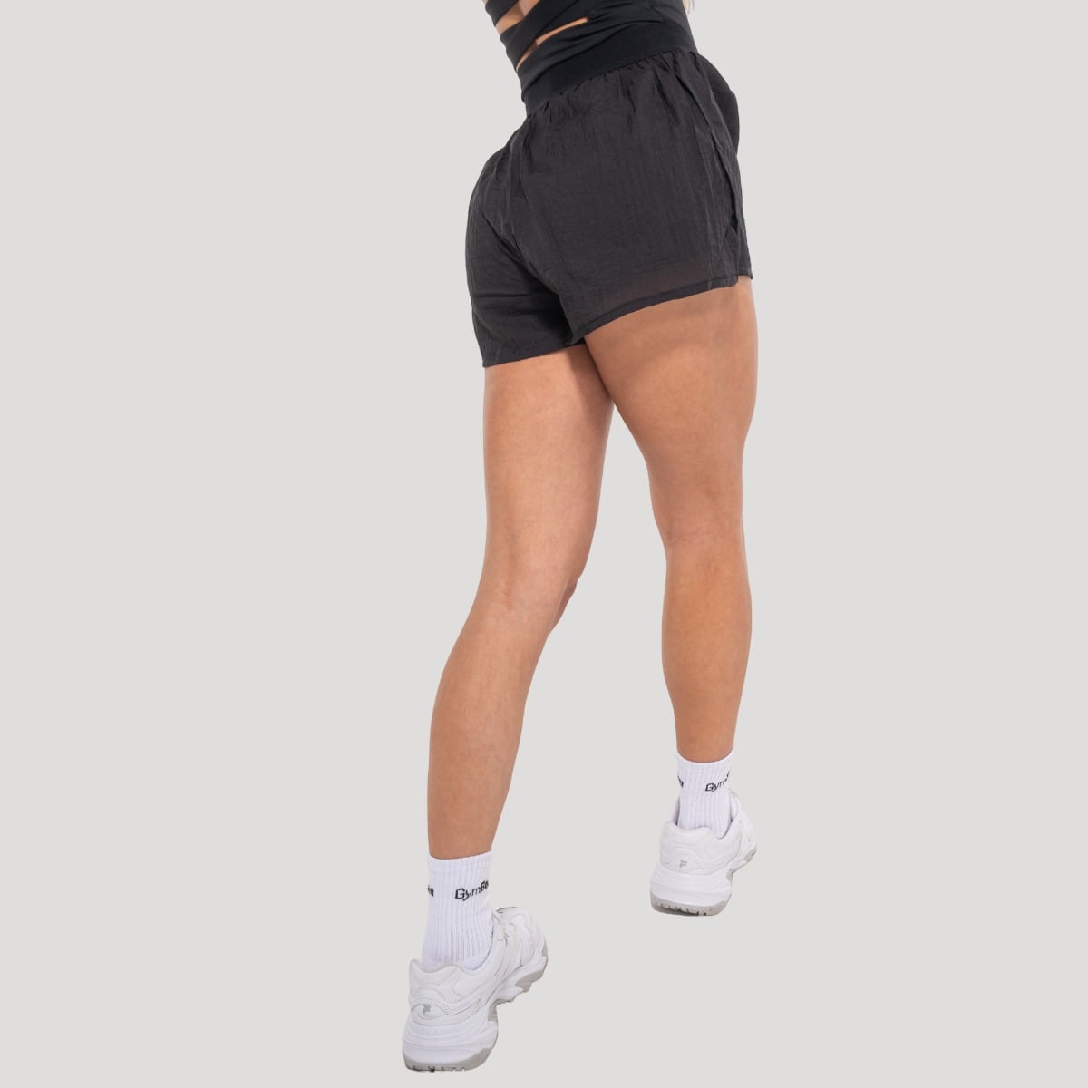 Women‘s Flow Shorts Black - GymBeam
