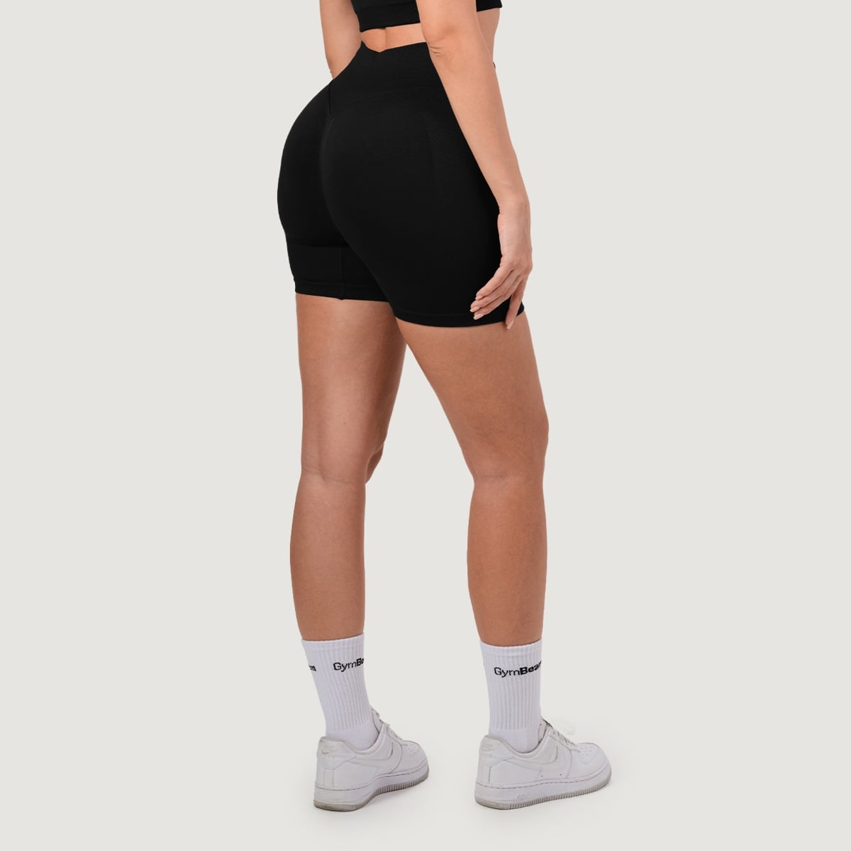 Women‘s NEO Seamless Shorts Black - GymBeam