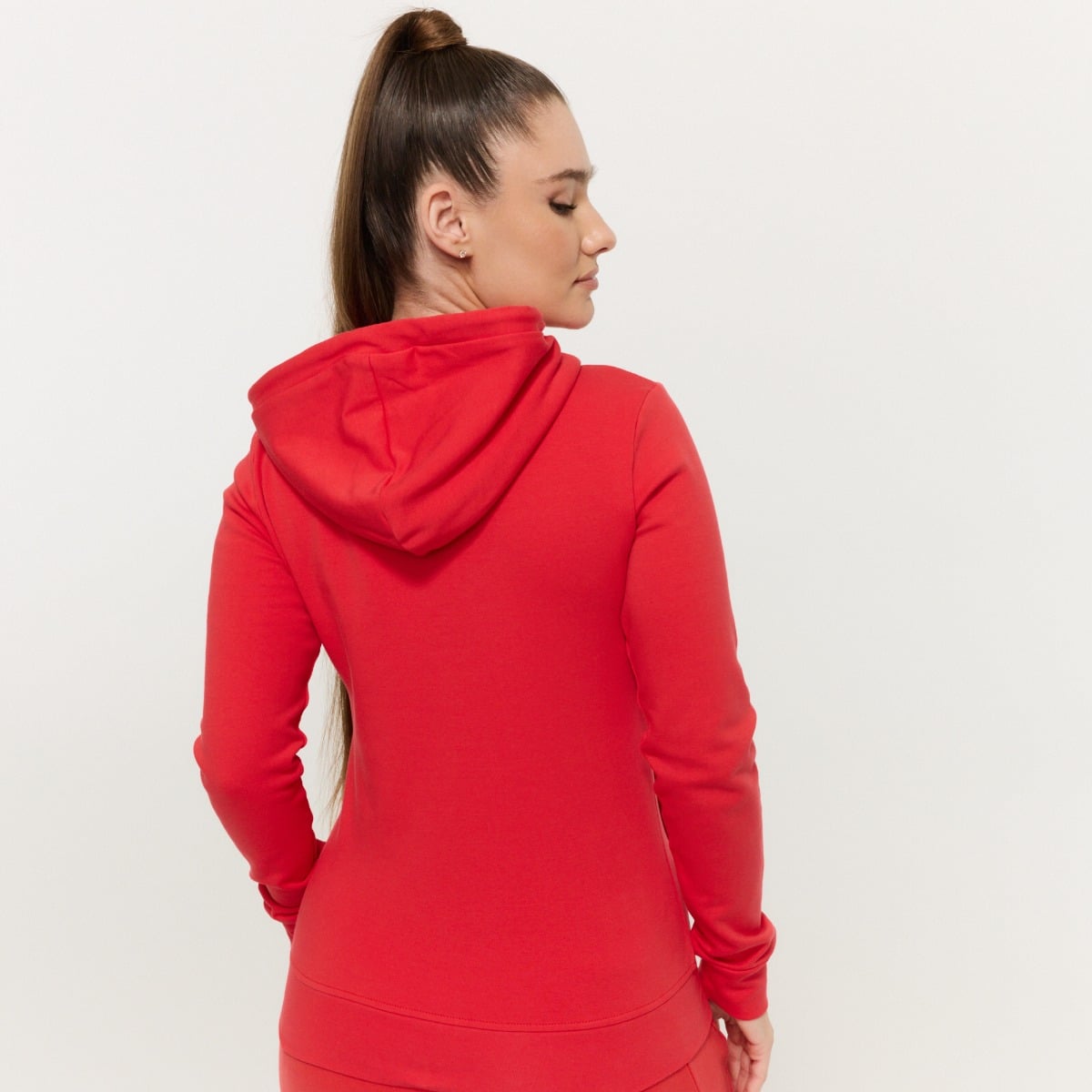 Ženska dukserica Limitless Zip Up Hot Red - GymBeam