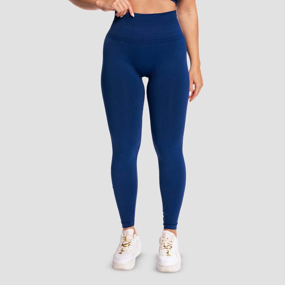 Ženske helanke Sculpt Seamless Navy - GymBeam