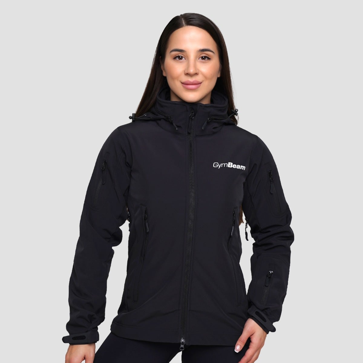 Ženska jakna Softshell Black - GymBeam