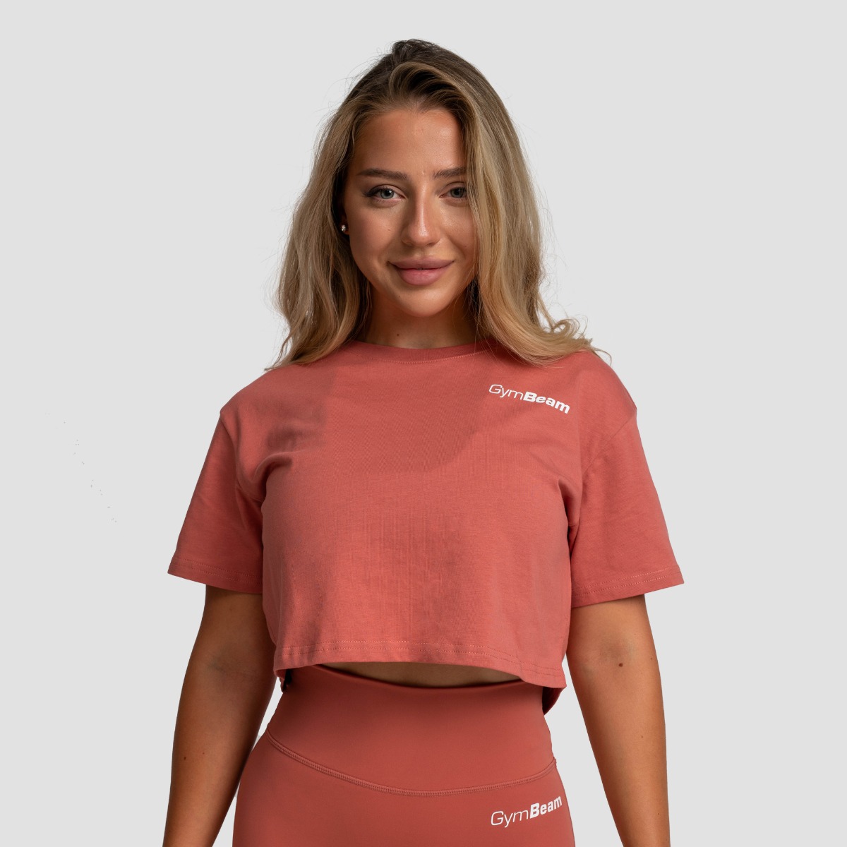 Ženski Crop Top Limitless Cinnamon - GymBeam