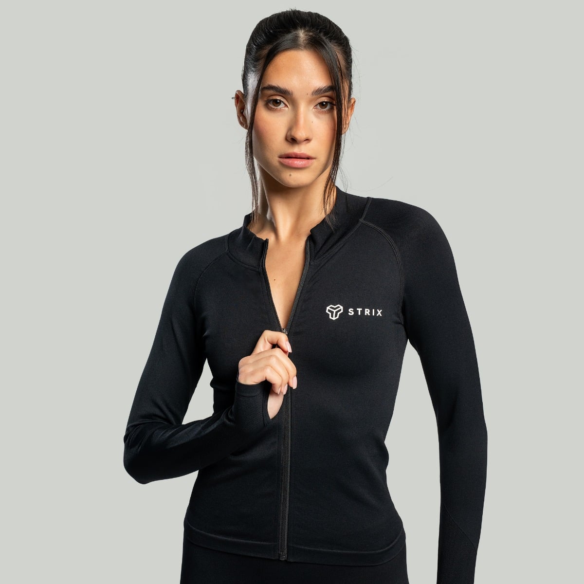 Ženski sportski top Seamless Black - STRIX