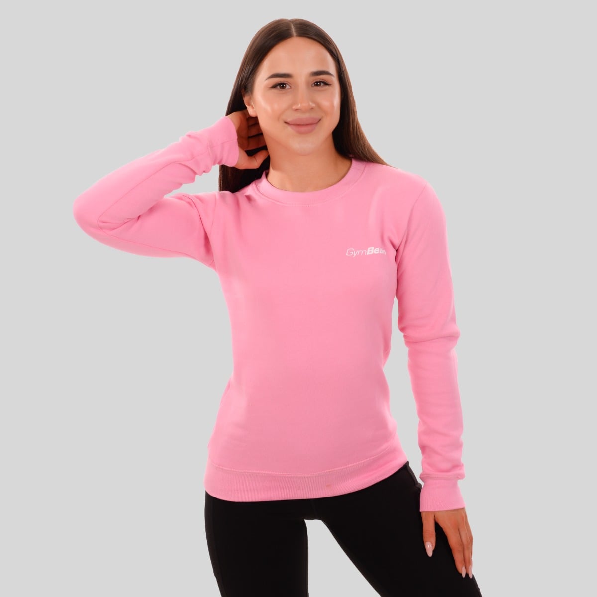 Ženska dukserica Basic Baby Pink - Gymbeam