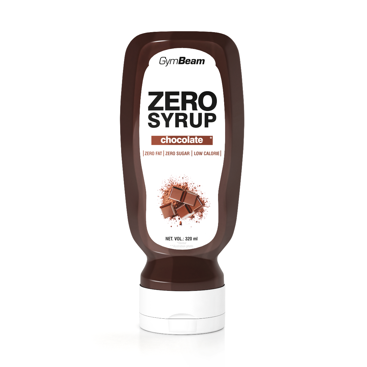 ZERO SYRUP Chocolate - GymBeam
