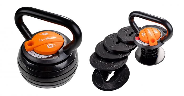 Подесиви kettlebell 4,5 – 18 кг - GymBeam