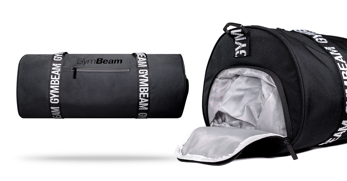 Sportska torba Barrel black - GymBeam