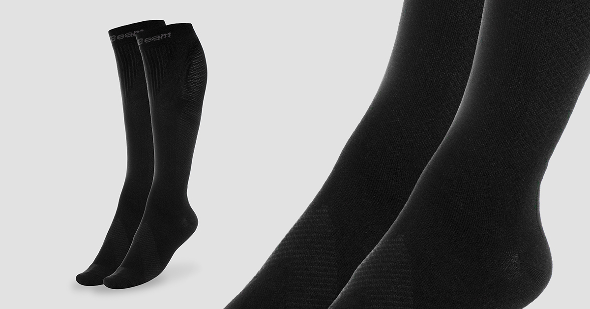 Kompresijske čarape Black – GymBeam