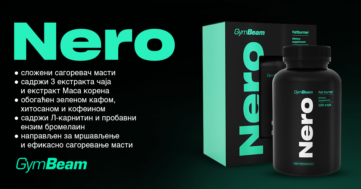 Сагоревач масти Nero 120 капсула - GymBeam